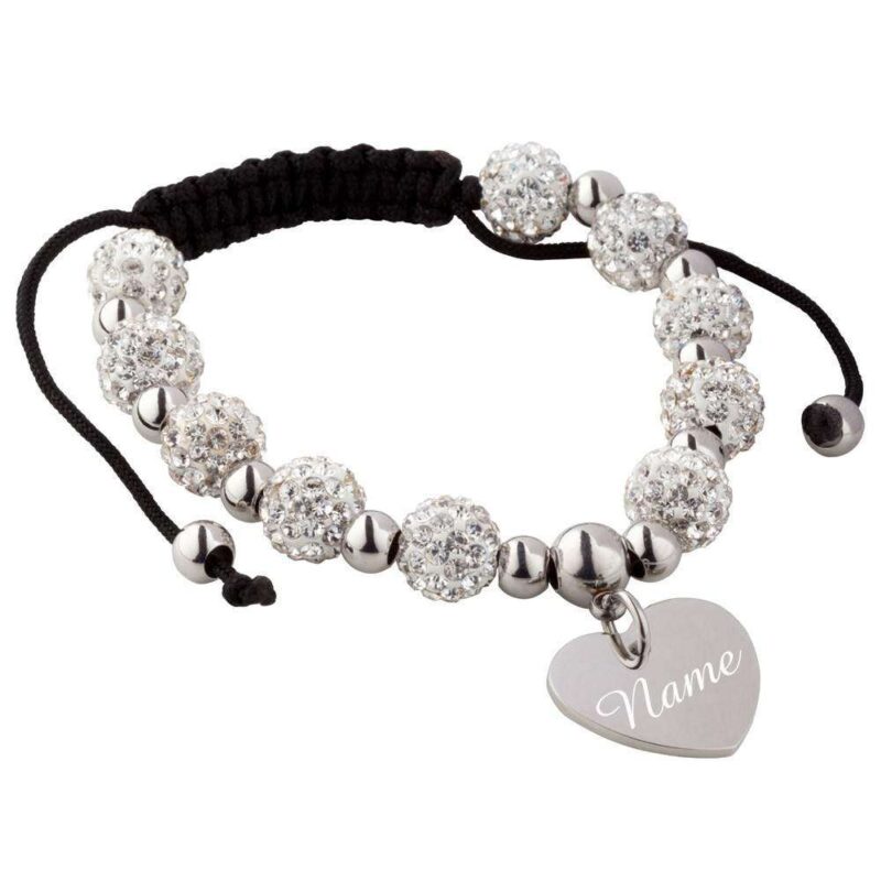Bild von   shamballa armband mit gravur sjpg | 🌟 Gravur nach Wunsch 🪄