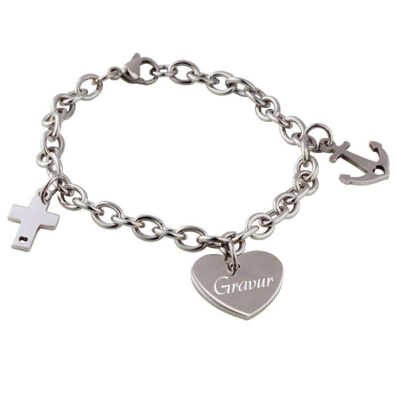 Bild von   armband mit gravur glaube liebjpg | 🌟 Gravur nach Wunsch 🪄