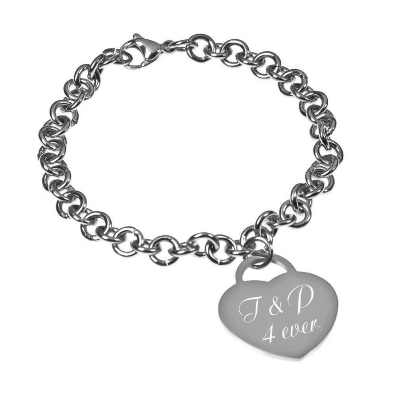 Bild von   herz armband mit gravur big hejpg | 🌟 Gravur nach Wunsch 🪄