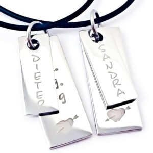 Bild von   partner set double mit gravurjpg | 🌟 Gravur nach Wunsch 🪄