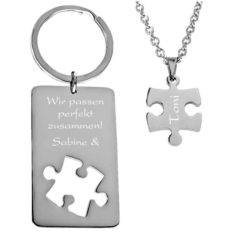 Bild von   geschenk set mit gravur puzzlejpg | 🌟 Gravur nach Wunsch 🪄