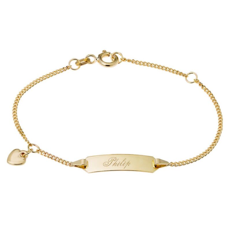 Bild von   kinder id armband panzerkettejpg | 🌟 Gravur nach Wunsch 🪄