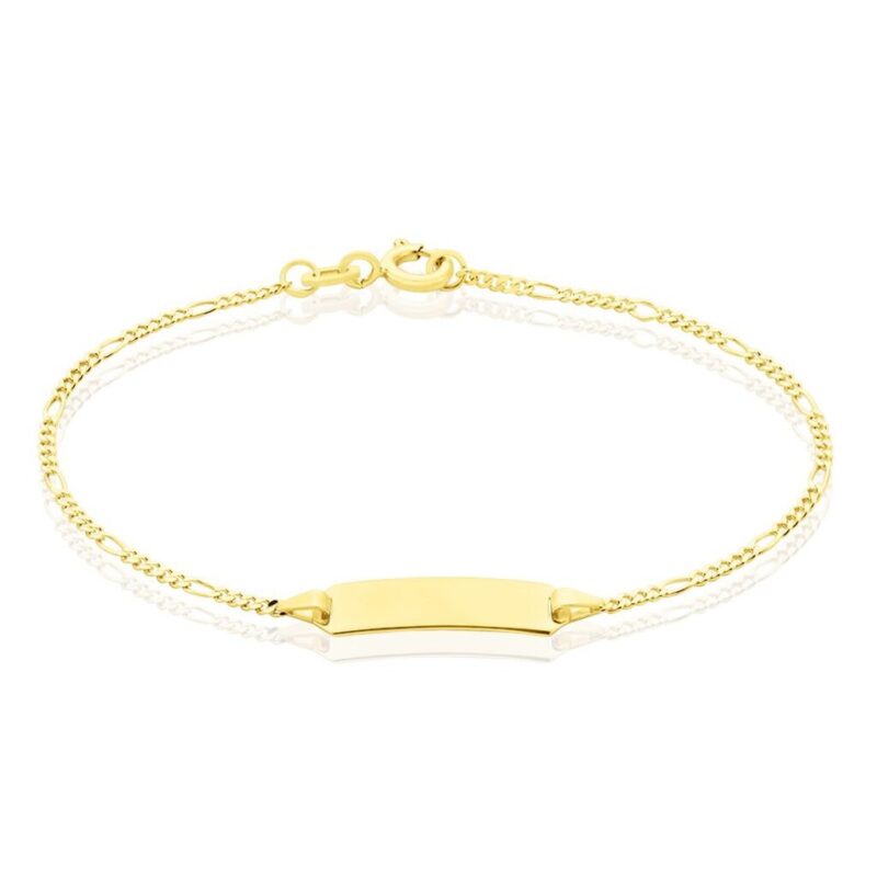 Bild von   kinder id armband figarokettejpg | 🌟 Gravur nach Wunsch 🪄