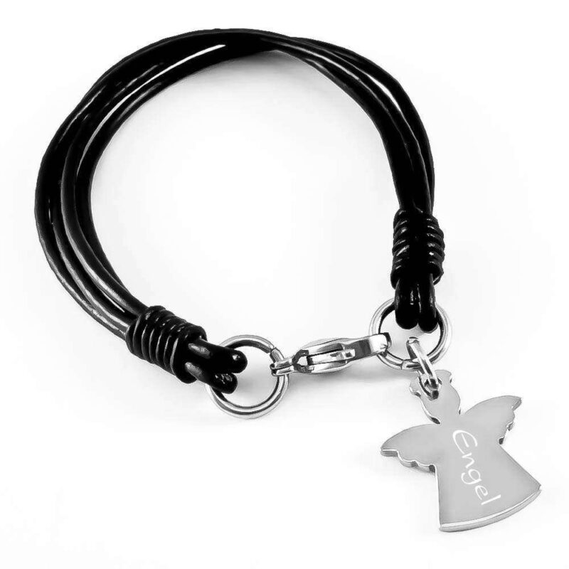Bild von   leder armband mit gravur schutjpg | 🌟 Gravur nach Wunsch 🪄