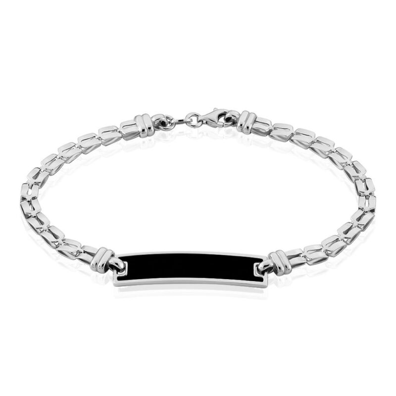 Bild von   herren id armband silber  vjpg | 🌟 Gravur nach Wunsch 🪄
