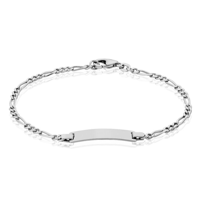 Bild von   unisex id armband figarokettejpg | 🌟 Gravur nach Wunsch 🪄