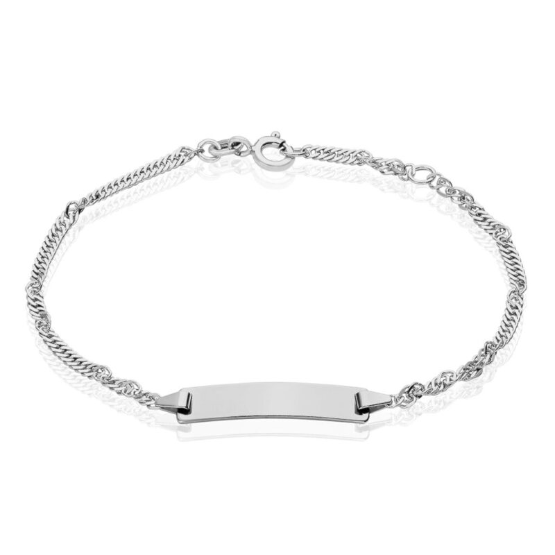 Bild von   unisex id armband singapurkettjpg | 🌟 Gravur nach Wunsch 🪄