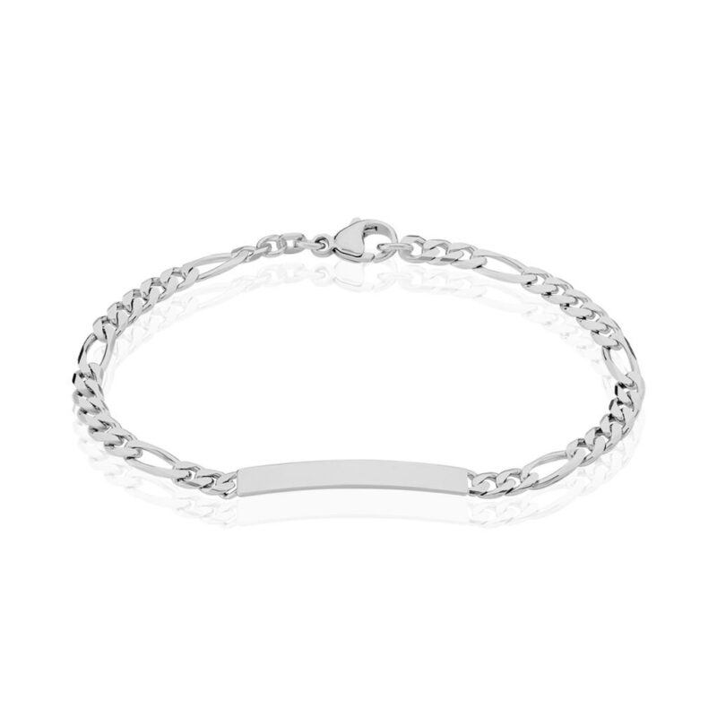 Bild von   unisex id armband figarokettejpg | 🌟 Gravur nach Wunsch 🪄
