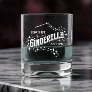 Bild von   ginglas mit gravur ginderelljpg | 🌟 Gravur nach Wunsch 🪄