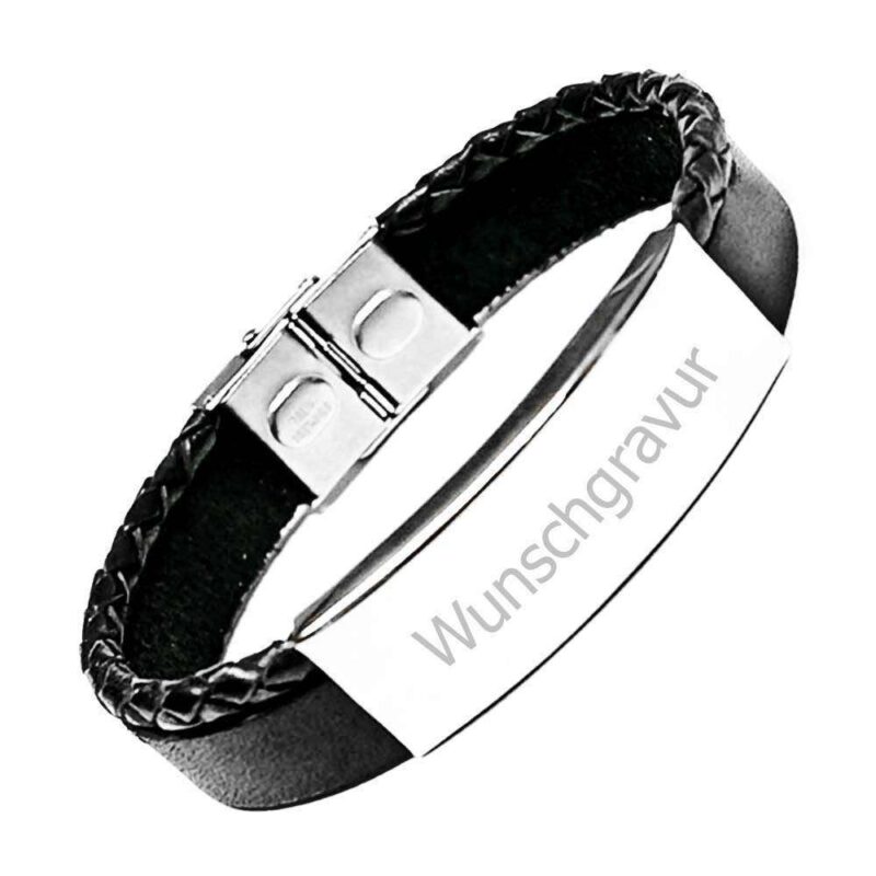 Bild von   leder armband mit gravur latigjpg | 🌟 Gravur nach Wunsch 🪄