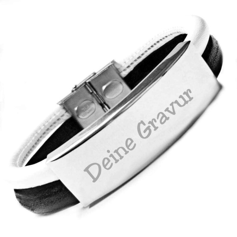 Bild von   leder armband mit gravur duojpg | 🌟 Gravur nach Wunsch 🪄
