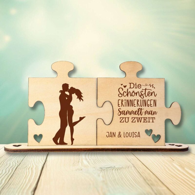 Bild von   holz puzzleteile erinnerungjpg | 🌟 Gravur nach Wunsch 🪄