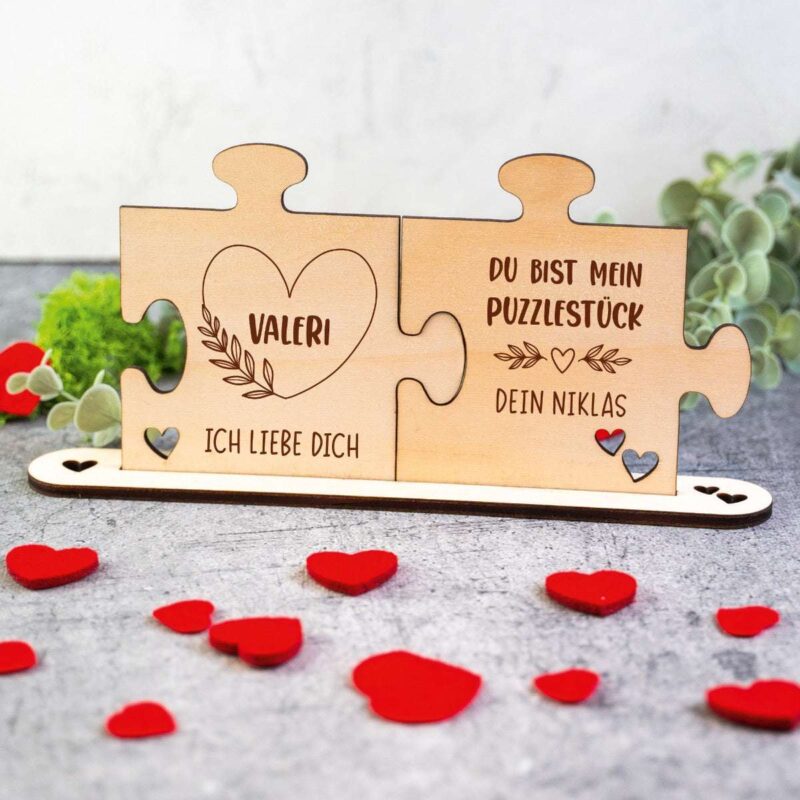 Bild von   holz puzzleteile du bist mejpg | 🌟 Gravur nach Wunsch 🪄
