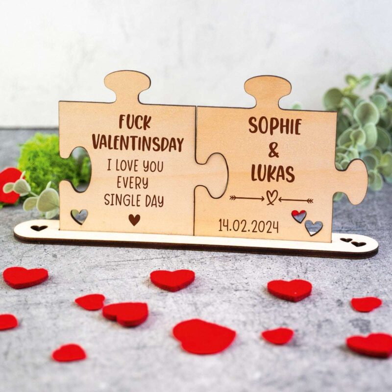 Bild von   holz puzzleteile fuck valenjpg | 🌟 Gravur nach Wunsch 🪄