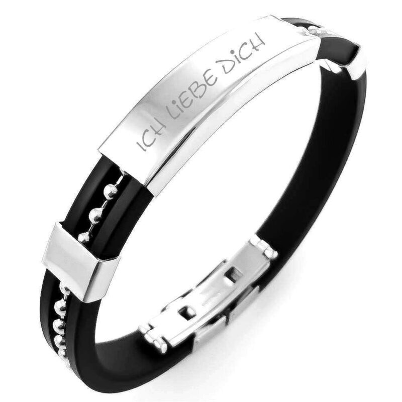 Bild von   armband mit gravur kautschuk zjpg | 🌟 Gravur nach Wunsch 🪄