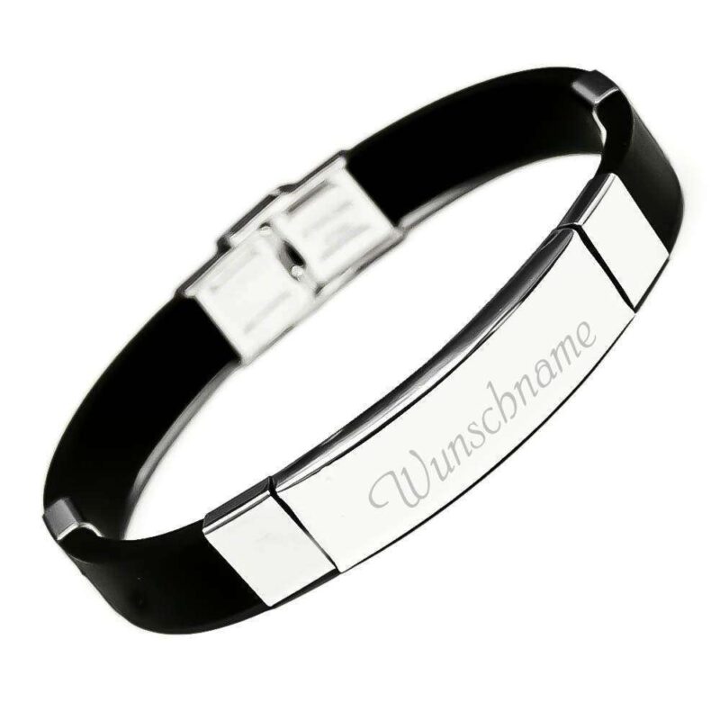 Bild von   armband mit gravur kautschuk kjpg | 🌟 Gravur nach Wunsch 🪄