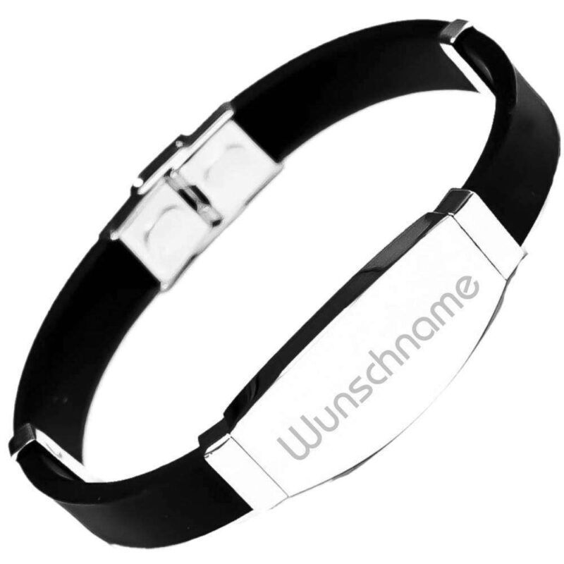 Bild von   armband mit gravur kautschuk kjpg | 🌟 Gravur nach Wunsch 🪄