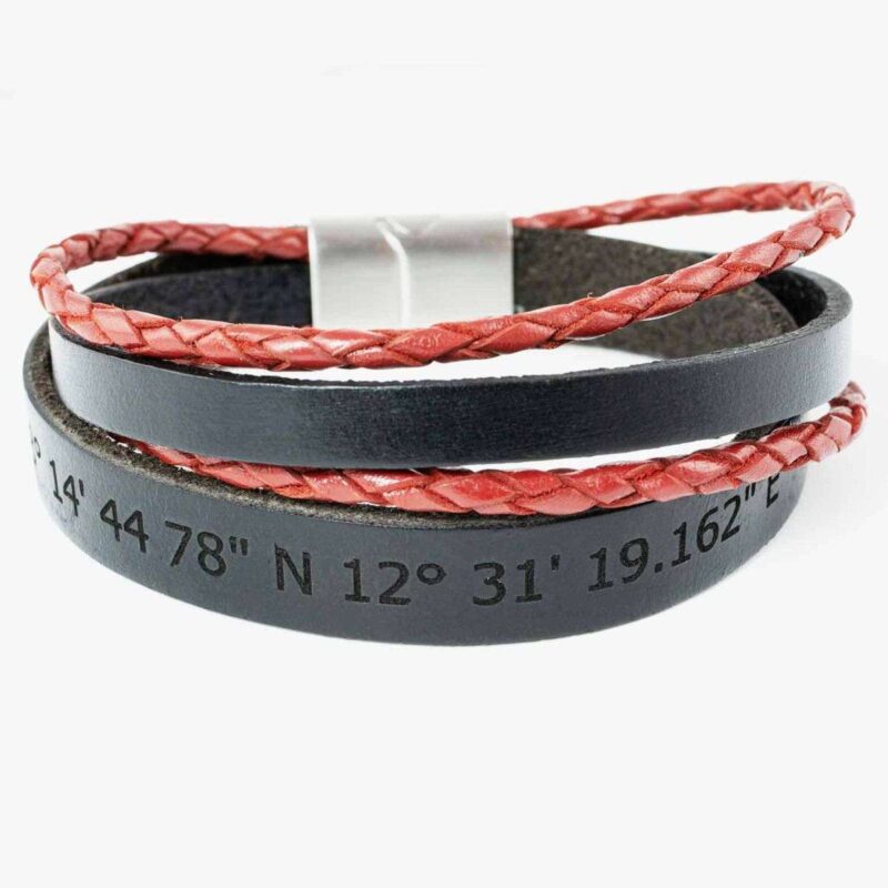 Bild von   lederarmband mit gravur echtljpg | 🌟 Gravur nach Wunsch 🪄