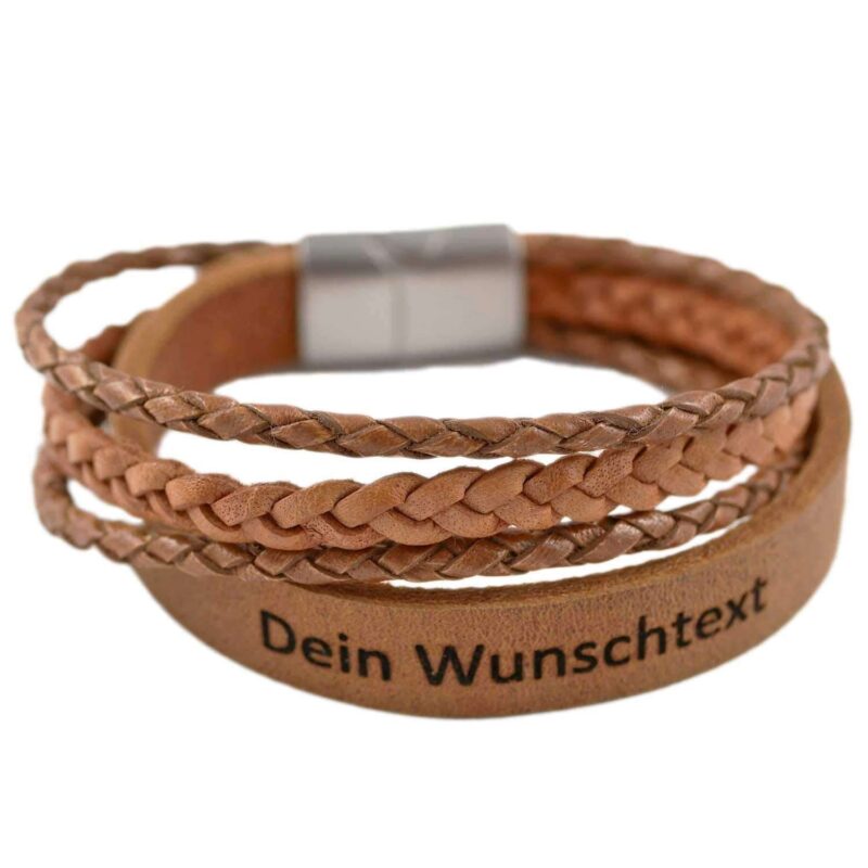Bild von   lederarmband mit gravur echtljpg | 🌟 Gravur nach Wunsch 🪄