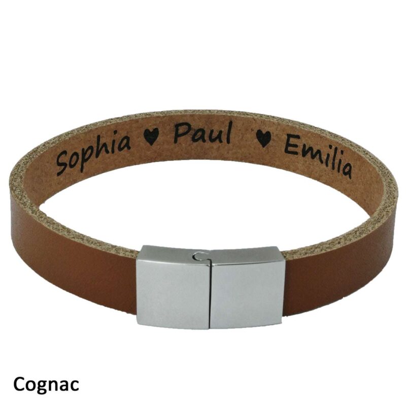 Bild von   lederarmband mit gravur verscjpg | 🌟 Gravur nach Wunsch 🪄