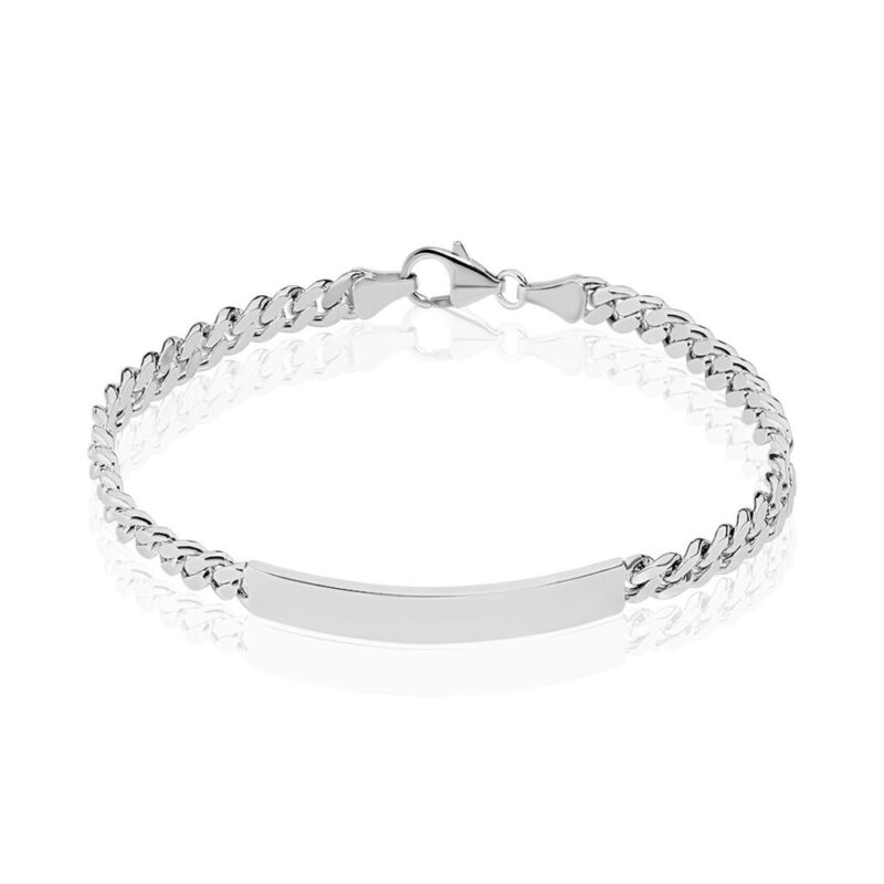 Bild von   unisex id armband panzerkettejpg | 🌟 Gravur nach Wunsch 🪄