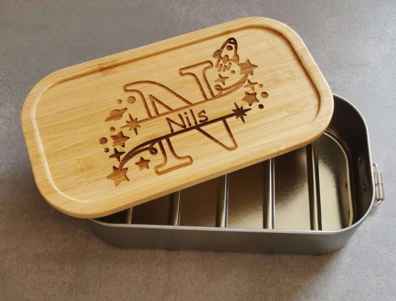 Bild von   personalisierte brotdose kindejpg | 🌟 Gravur nach Wunsch 🪄