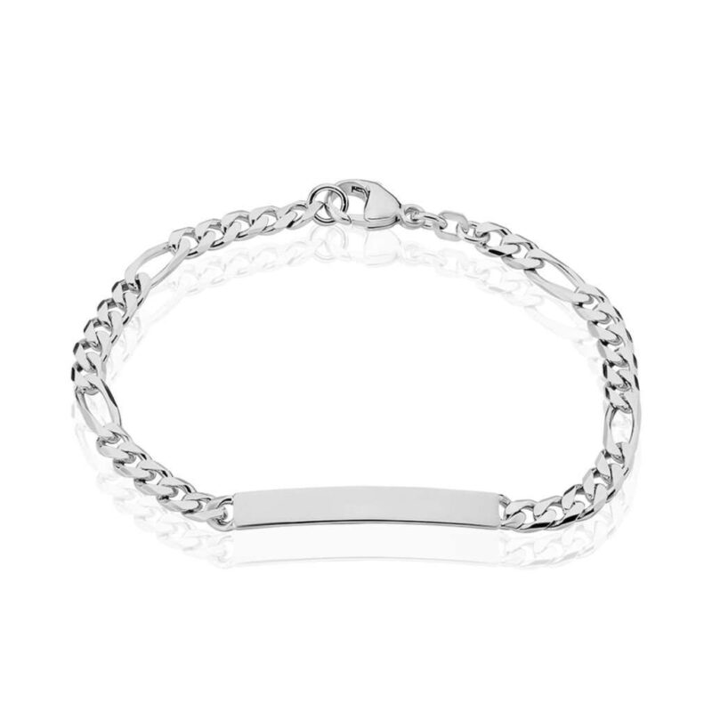 Bild von   unisex id armband silber  gjpg | 🌟 Gravur nach Wunsch 🪄