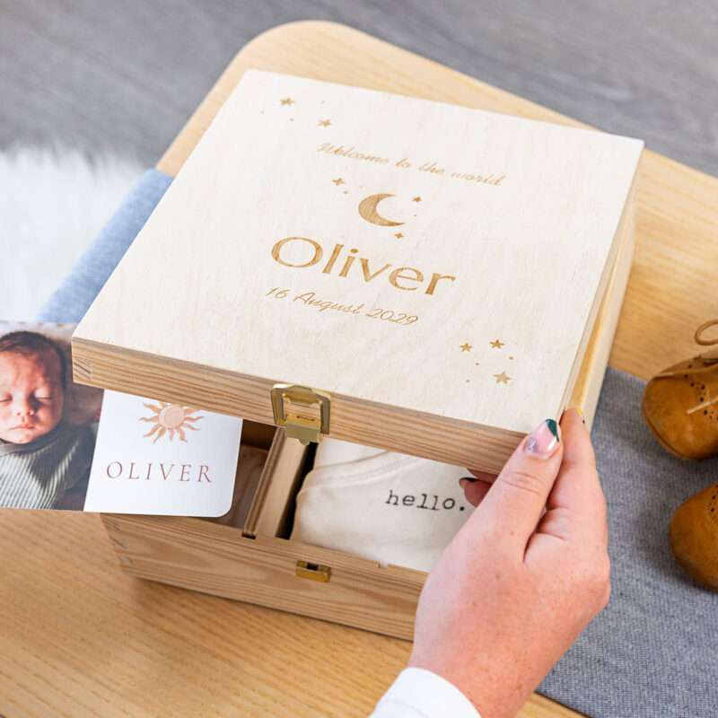 Bild von   erinnerungsbox aus holz personjpg | 🌟 Gravur nach Wunsch 🪄