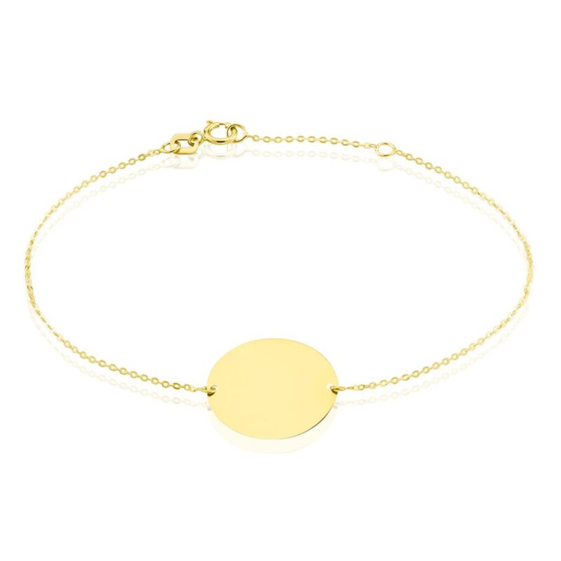 Bild von   damenarmband gold  kreis grjpg | 🌟 Gravur nach Wunsch 🪄