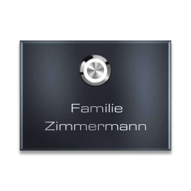 Bild von   metzler aufputz led tuerklingejpg | 🌟 Gravur nach Wunsch 🪄