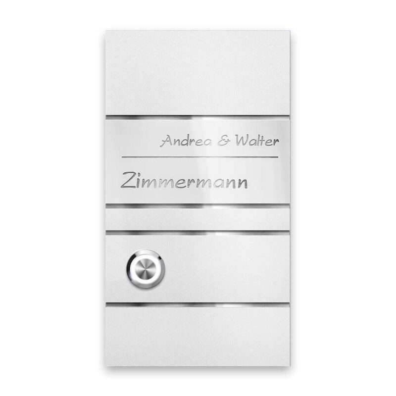 Bild von   metzler design tuerklingel weijpg | 🌟 Gravur nach Wunsch 🪄