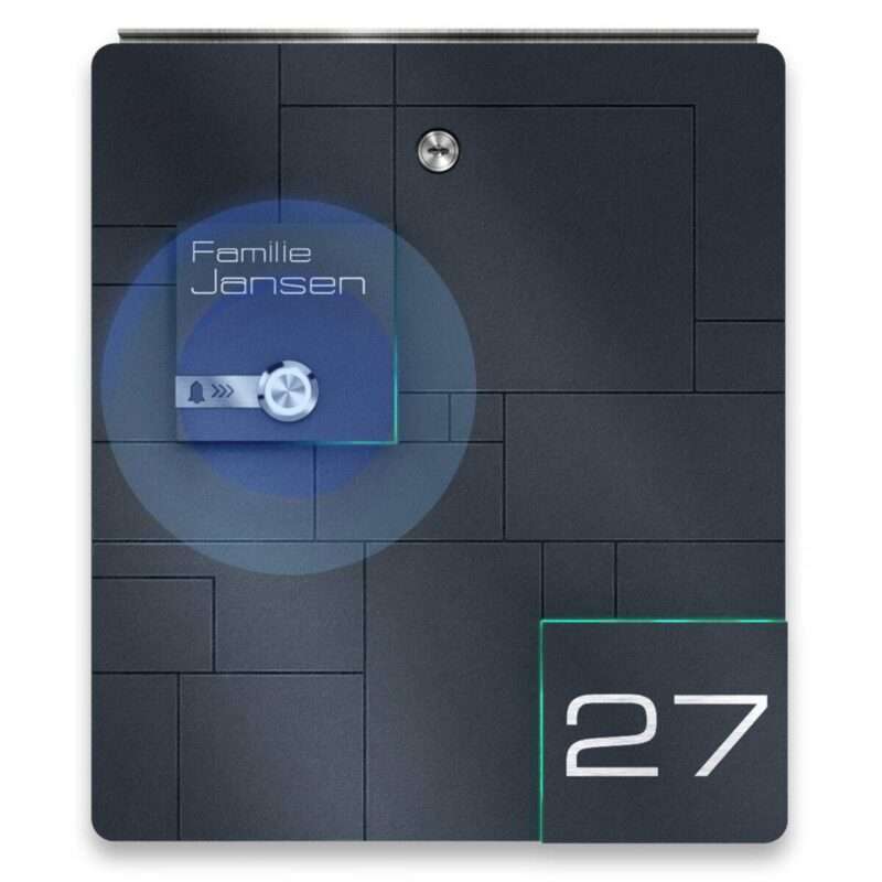 Bild von   metzler briefkasten funkklingejpg | 🌟 Gravur nach Wunsch 🪄