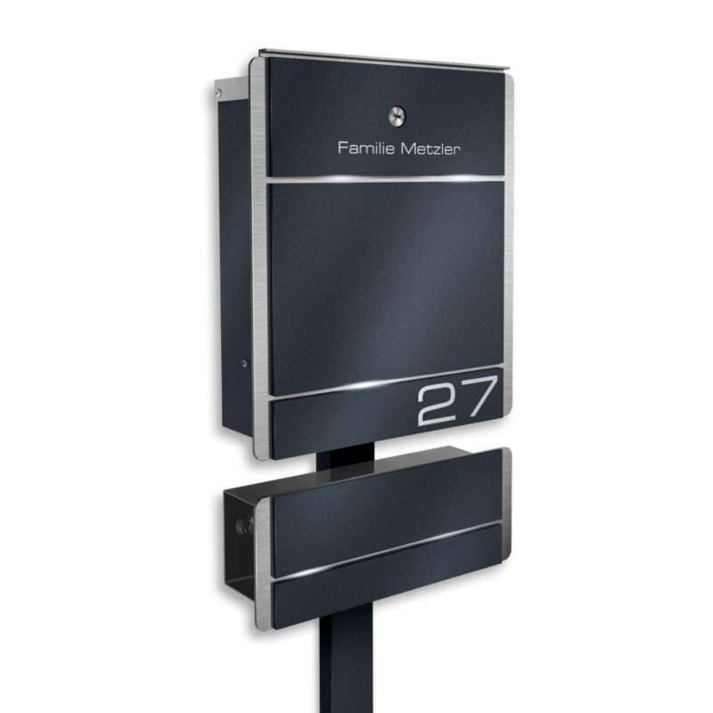 Bild von   metzler briefkasten standfussjpg | 🌟 Gravur nach Wunsch 🪄