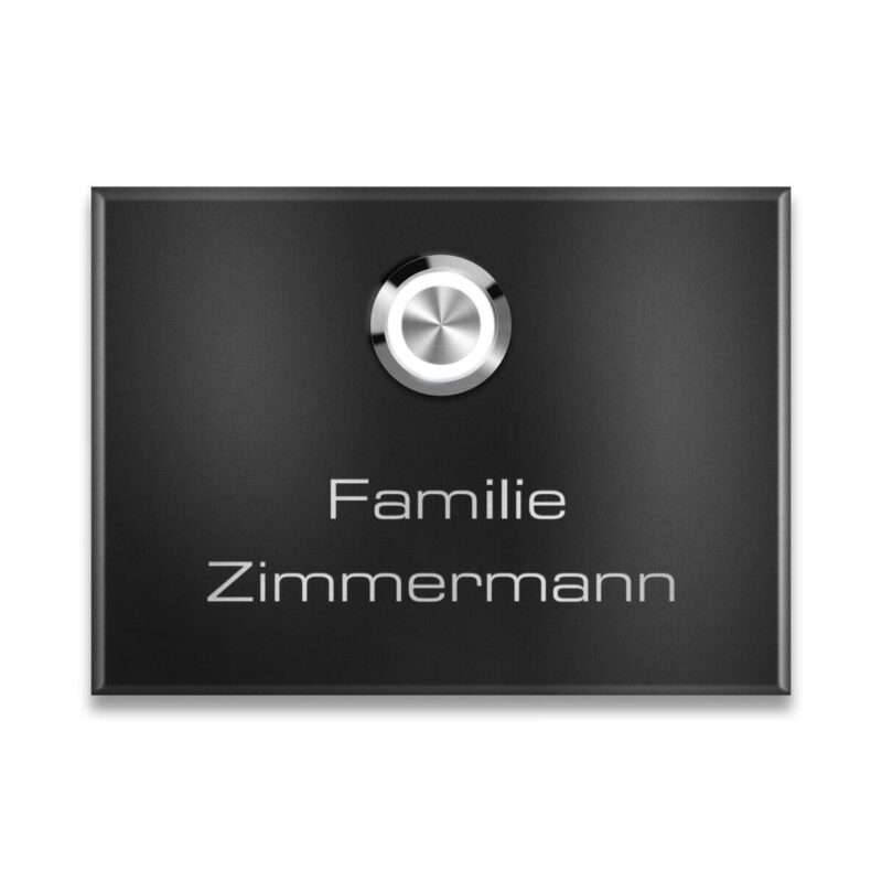 Bild von   metzler aufputz led tuerklingejpg | 🌟 Gravur nach Wunsch 🪄