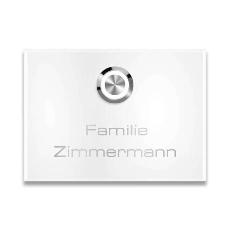 Bild von   metzler aufputz led tuerklingejpg | 🌟 Gravur nach Wunsch 🪄
