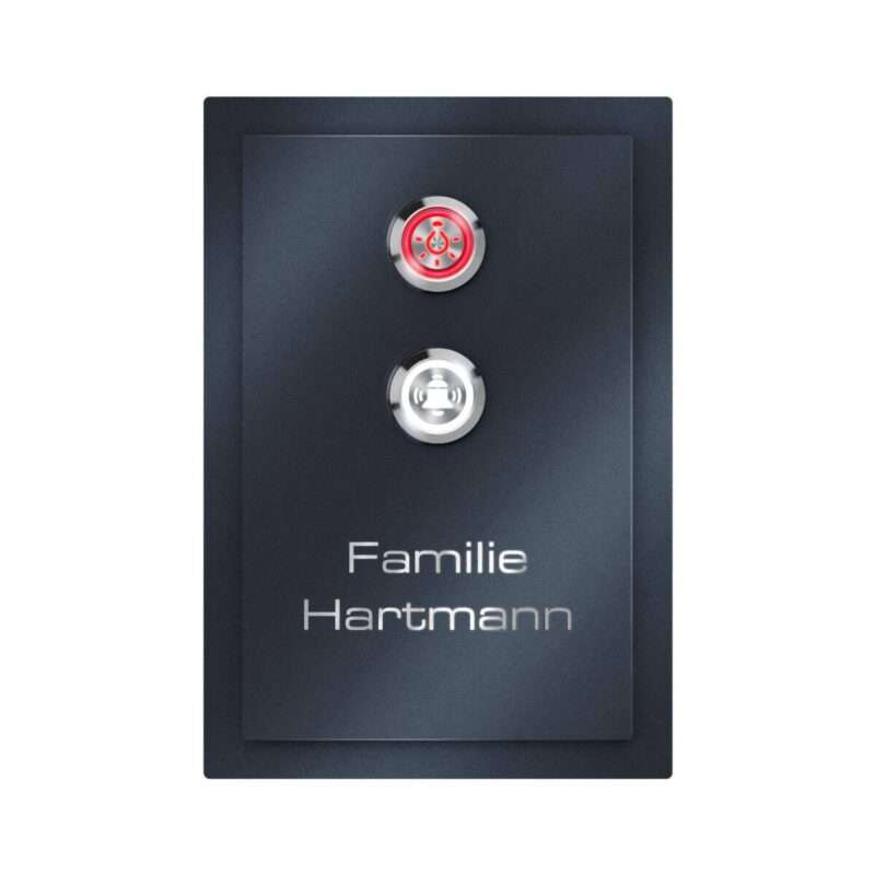 Bild von   metzler klingelschild edelstahjpg | 🌟 Gravur nach Wunsch 🪄