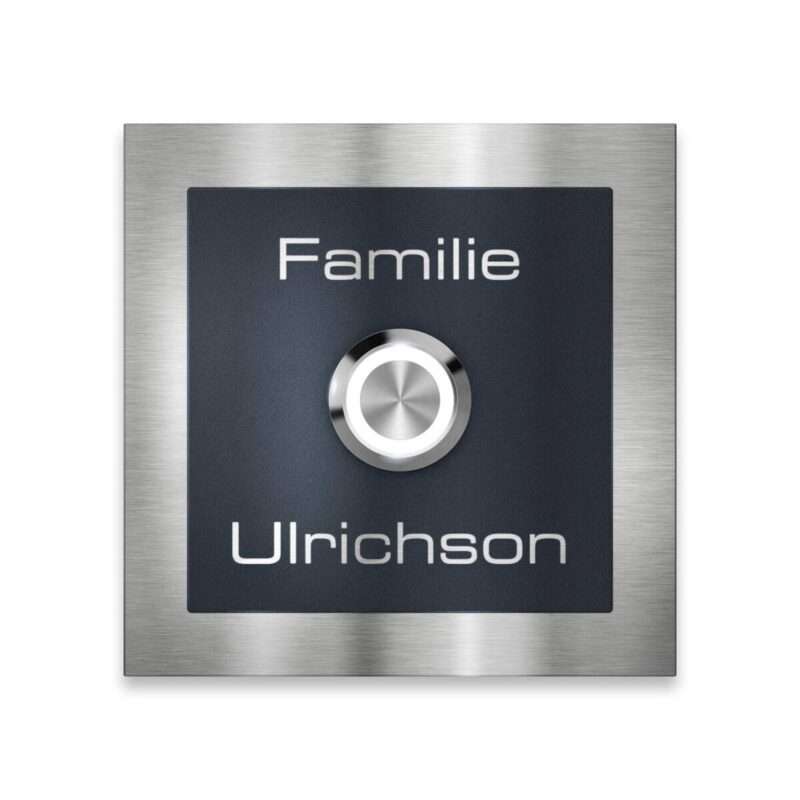 Bild von   metzler klingelschild edelstahjpg | 🌟 Gravur nach Wunsch 🪄