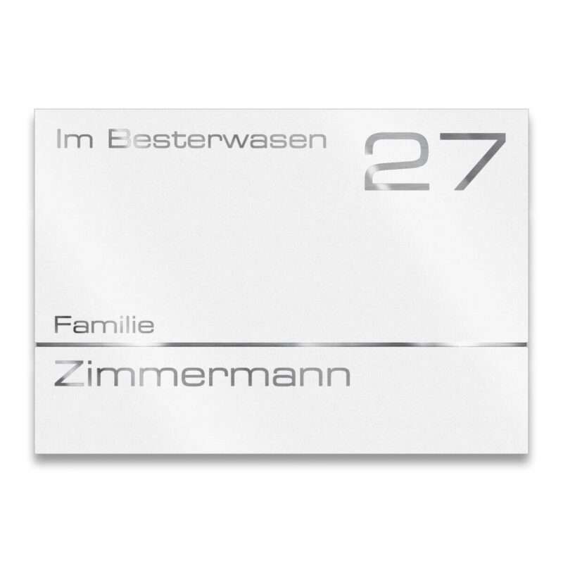 Bild von   metzler hausnummernschild mitjpg | 🌟 Gravur nach Wunsch 🪄