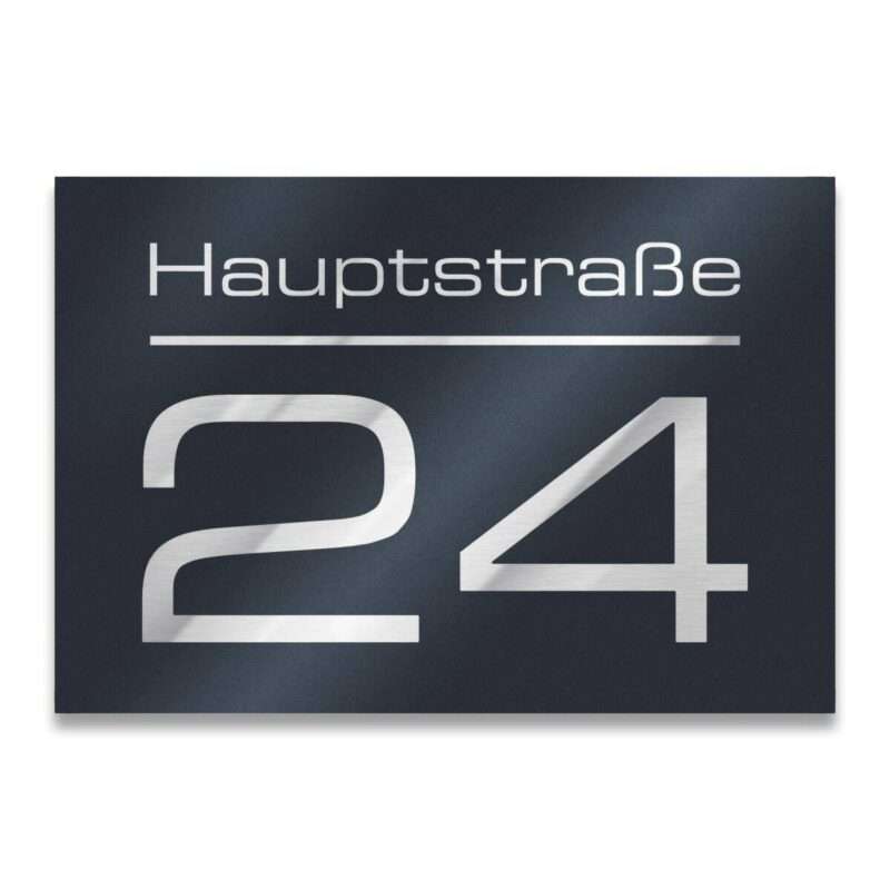 Bild von   modernes hausnummernschild injpg | 🌟 Gravur nach Wunsch 🪄
