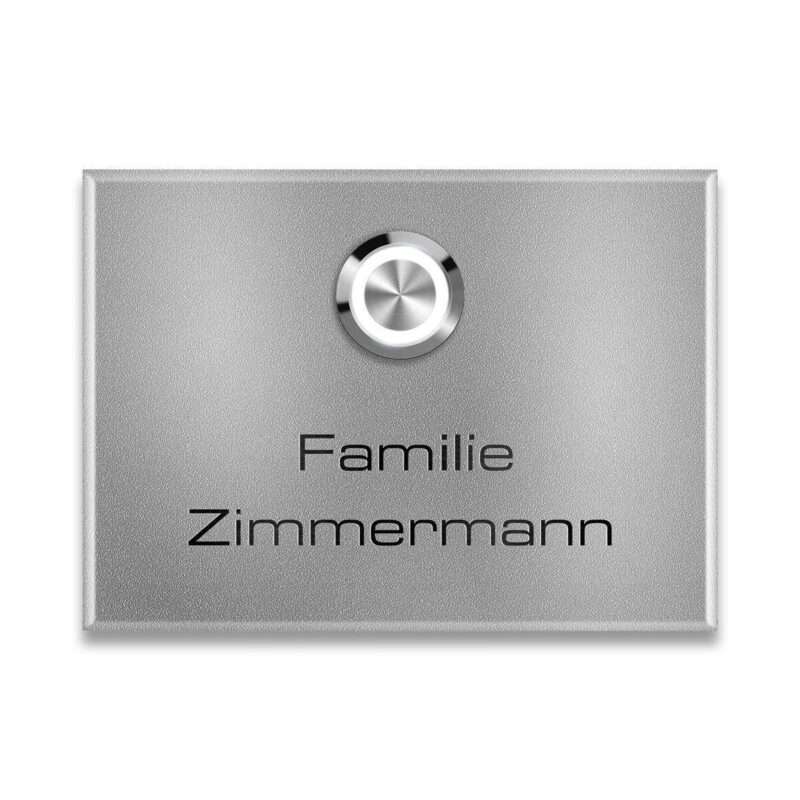 Bild von   metzler aufputz led tuerklingejpg | 🌟 Gravur nach Wunsch 🪄