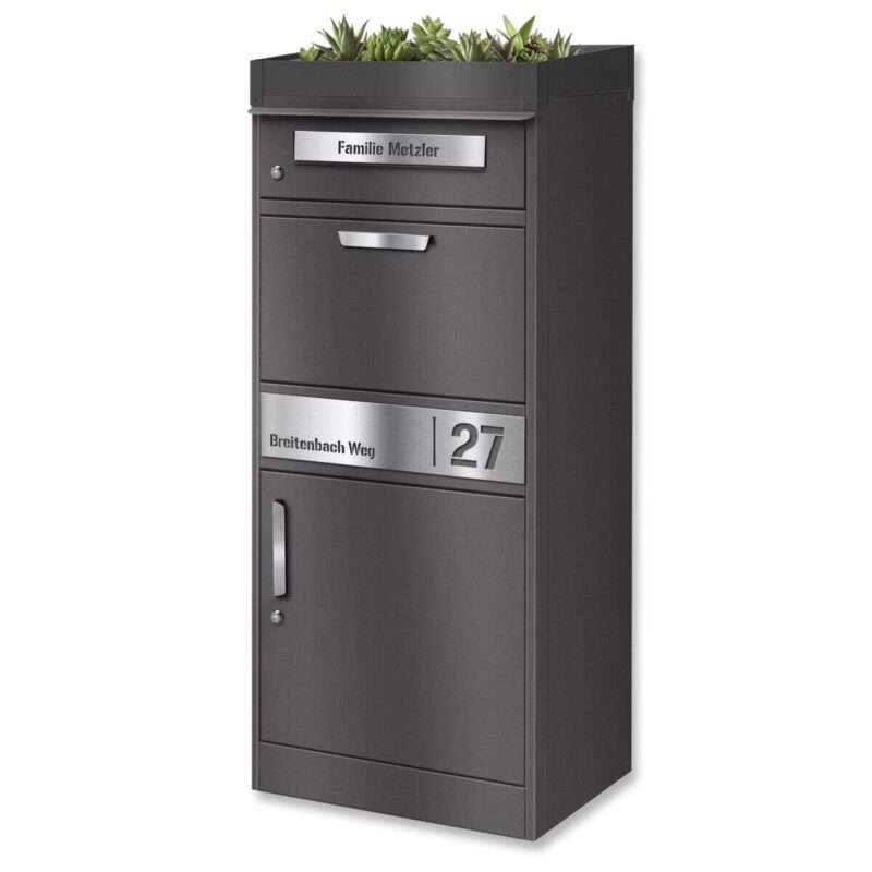 Bild von   metzler paketbox mit pflanzdacjpg | 🌟 Gravur nach Wunsch 🪄