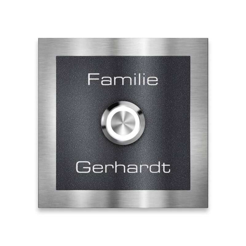 Bild von   metzler klingelschild edelstahjpg | 🌟 Gravur nach Wunsch 🪄