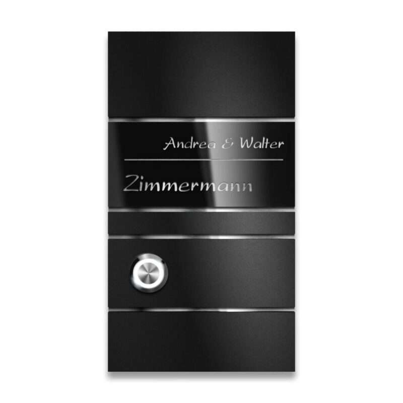 Bild von   metzler design tuerklingel schjpg | 🌟 Gravur nach Wunsch 🪄