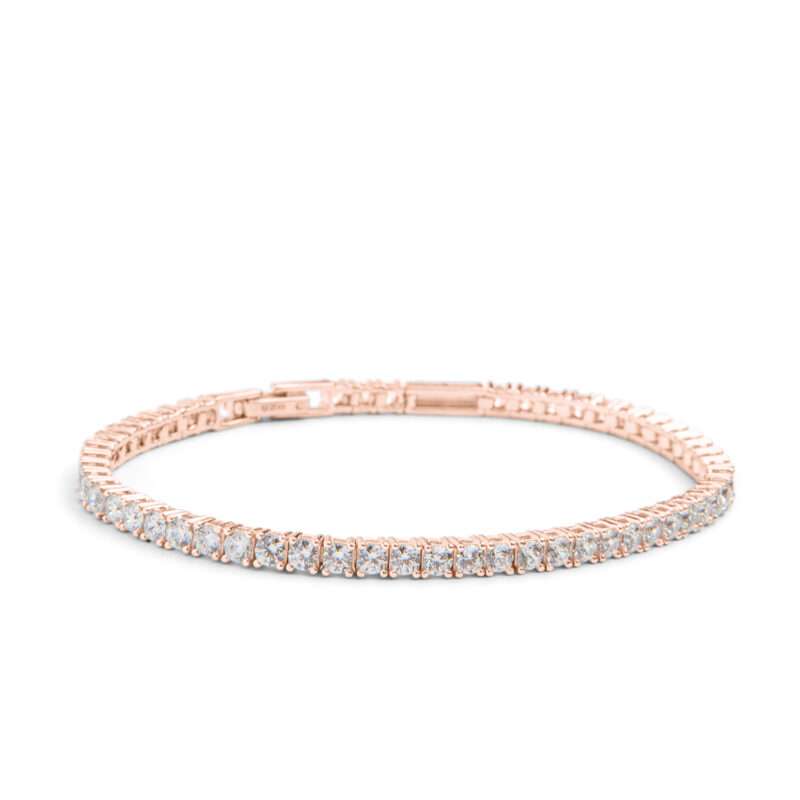 Bild von   amoonic damen tennisarmband majpg | 🌟 Gravur nach Wunsch 🪄