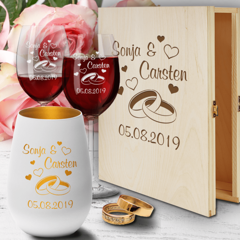 Bild von   holz geschenkbox zur hochzeitpng | 🌟 Gravur nach Wunsch 🪄
