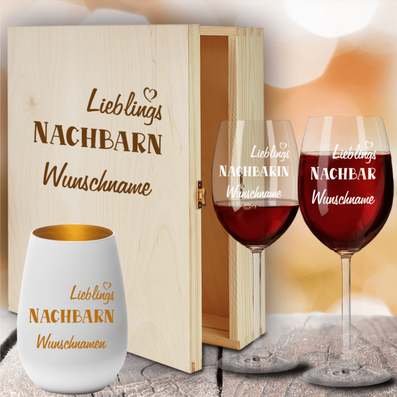 Bild von   geschenkbox rotweinglaeser vonpng | 🌟 Gravur nach Wunsch 🪄