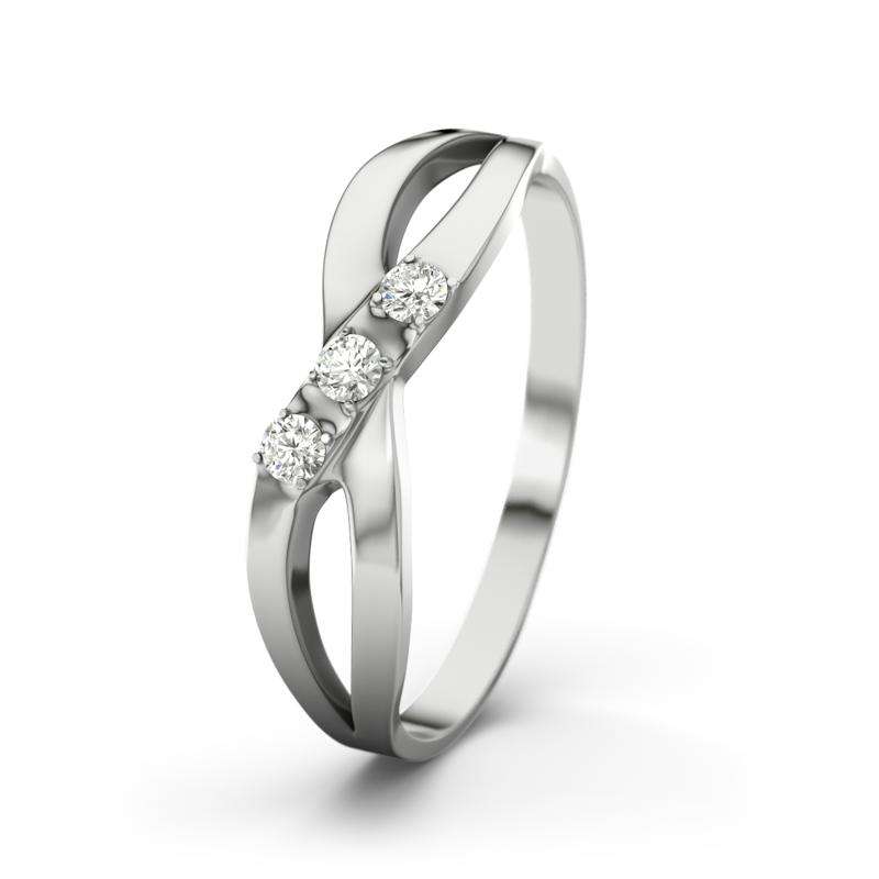Bild von   diamant weissgoldring dahliajpg | 🌟 Gravur nach Wunsch 🪄