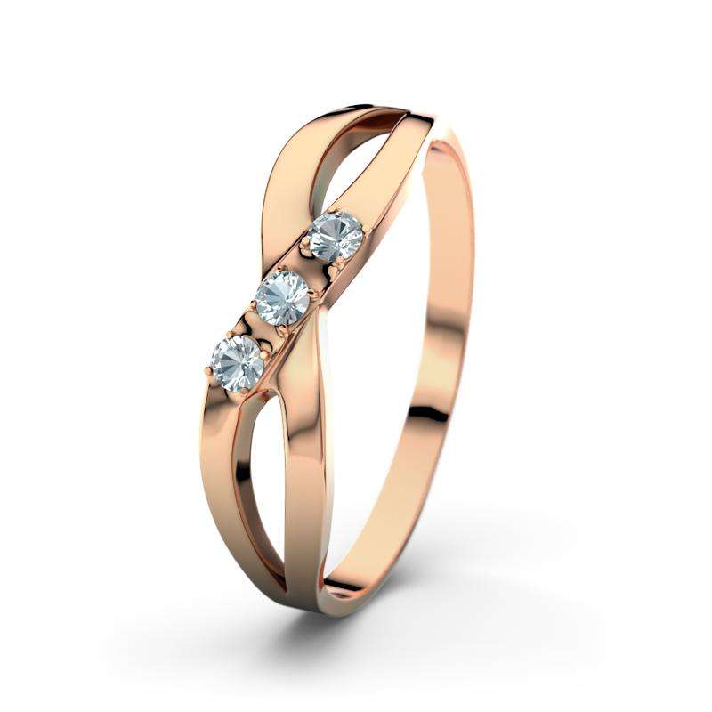 Bild von   aquamarin rotgoldring dahliajpg | 🌟 Gravur nach Wunsch 🪄