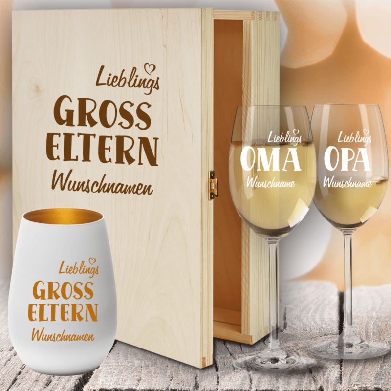 Bild von   geschenkbox weissweinglaeser vpng | 🌟 Gravur nach Wunsch 🪄