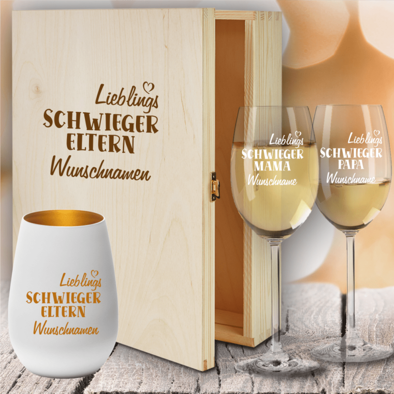 Bild von   geschenkbox weissweinglaeser vpng | 🌟 Gravur nach Wunsch 🪄